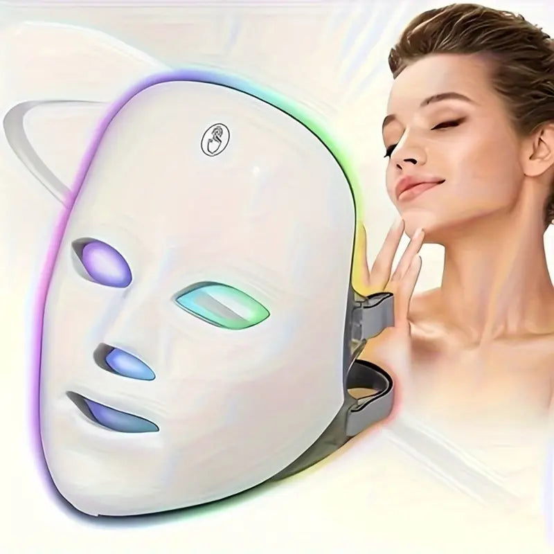 7-Color LED Light Therapy Mask | Skincare Solution for Home