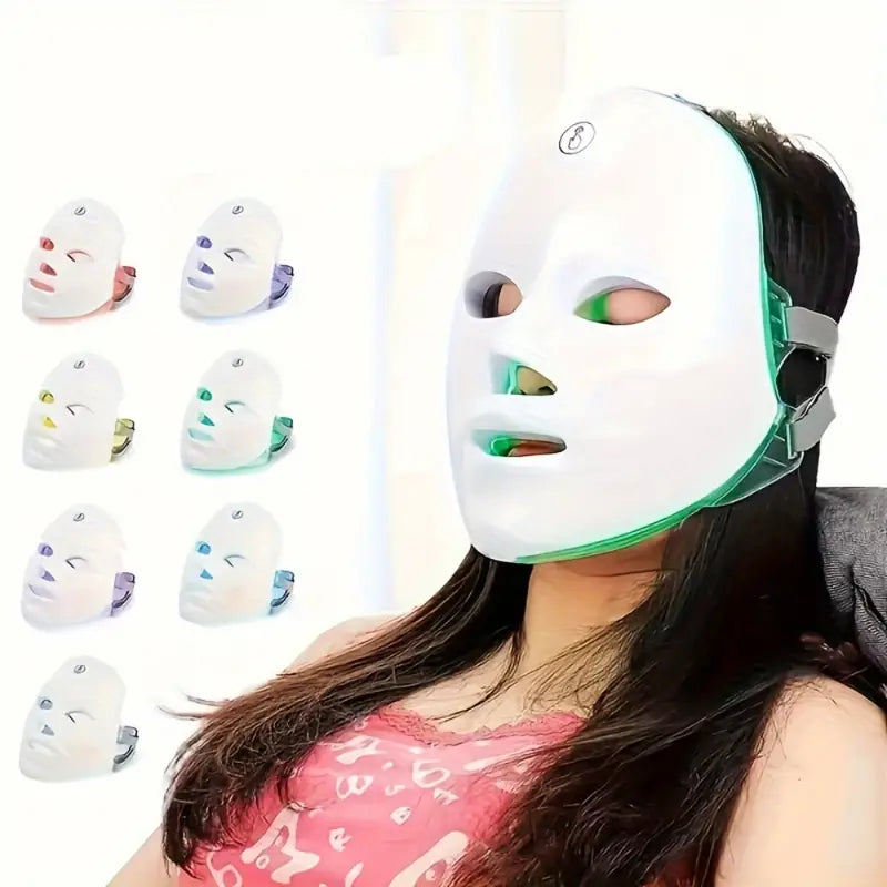 7-Color LED Light Therapy Mask | Skincare Solution for Home