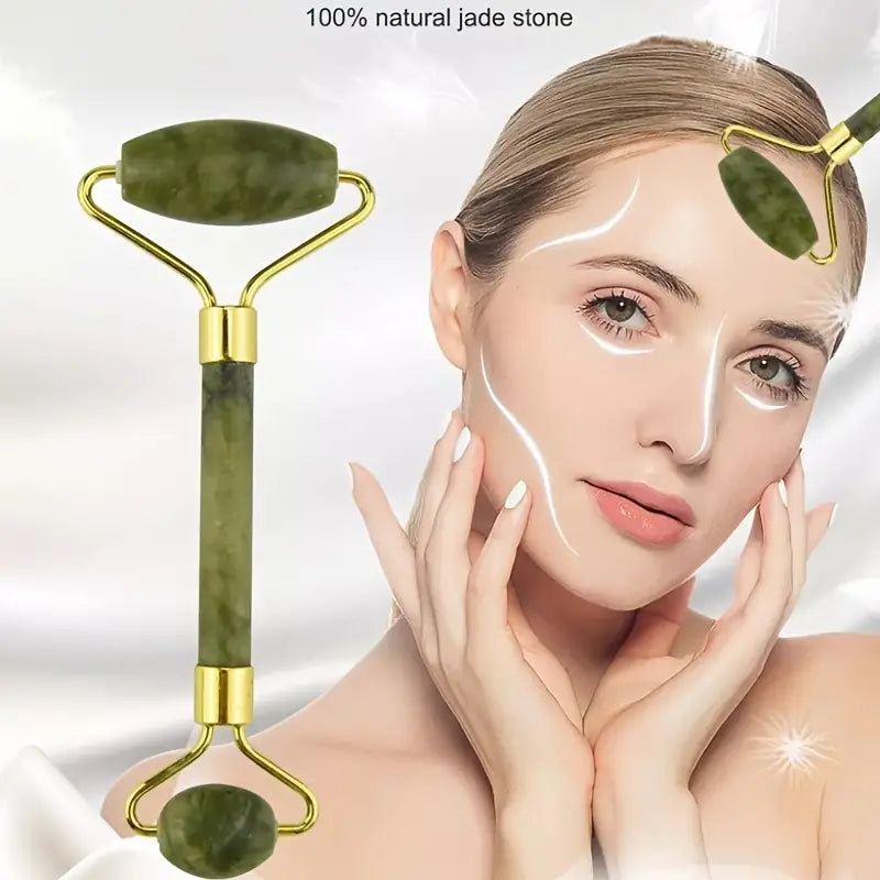 FOR HIM and HER | Jade Roller & Gua Sha Facial Massager